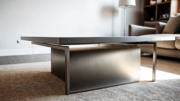 Découvrez notre sélection de tables basses métal modernes
